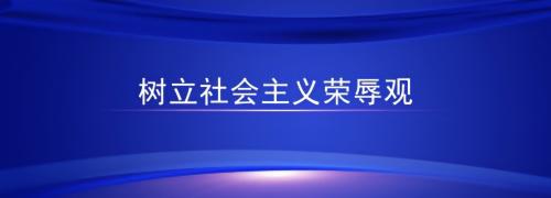 树立社会主义荣辱观